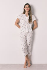 Women'secret Pijama Hello Kitty de manga corta blanco