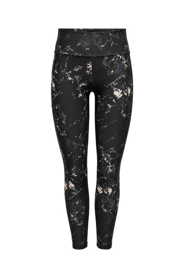 Only Play Leggins de cintura alta y bolsillo lateral negro