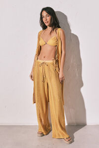 Women'secret Pantal&oacute;n largo de crochet multicolor