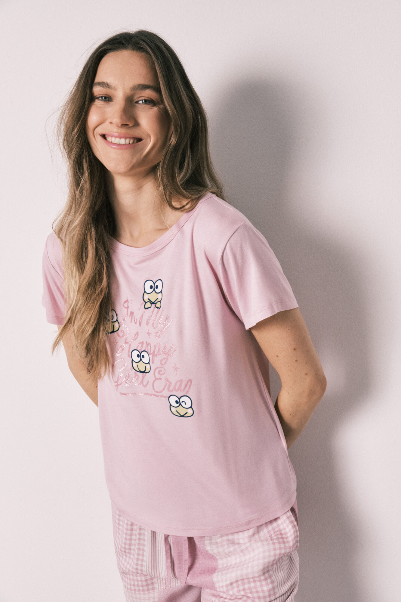 Women'secret Pijama larga Keroppi Patchwork