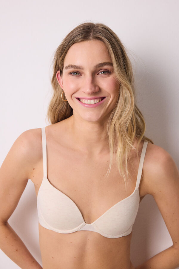 Womensecret Brasier clásico BEAUTIFUL algodón marfil marfil