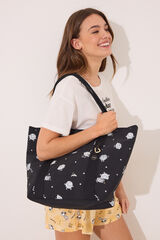 Womensecret Bolsa de mano negro Mr. Men & Little Miss  negro