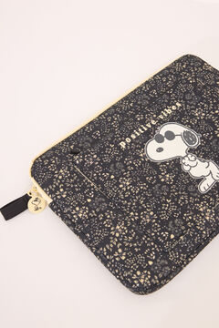 Womensecret Funda de neopreno para ordenador de Snoopy negro