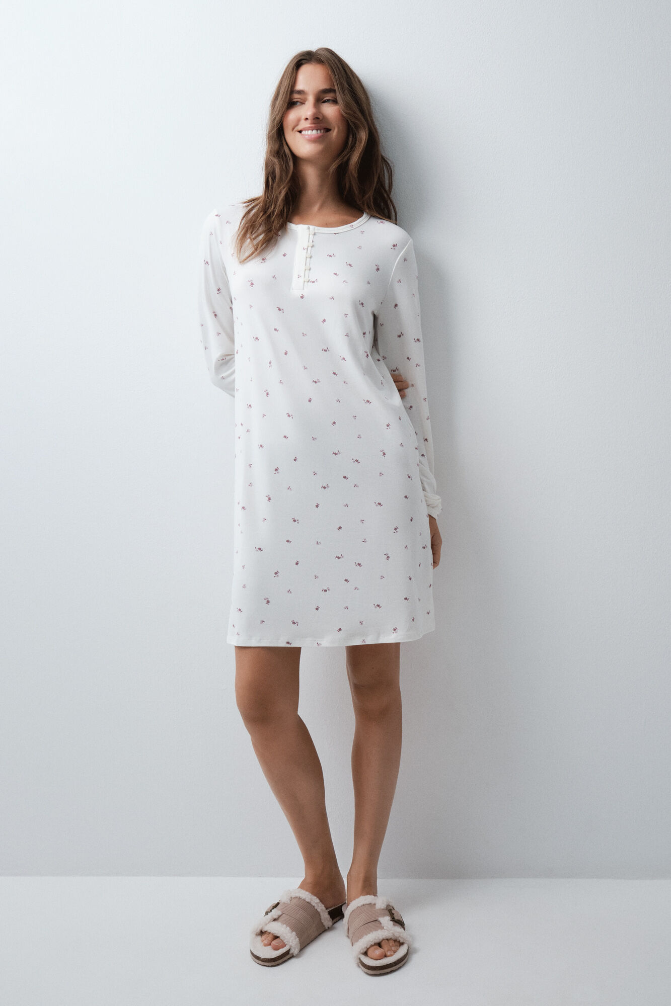 Women'secret Camis&oacute;n corto estampado de flores