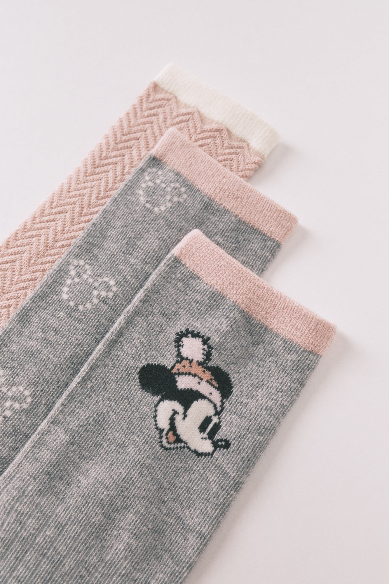 Women'secret Pack de 3 calcetines largos de algod&oacute;n de Minnie 