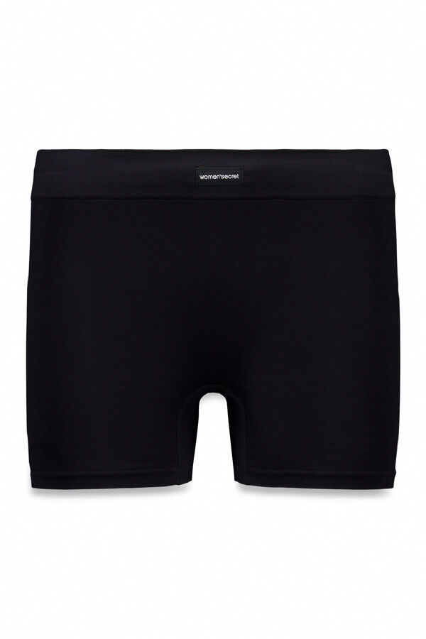 Women'secret Pantalón negro sin costuras negro