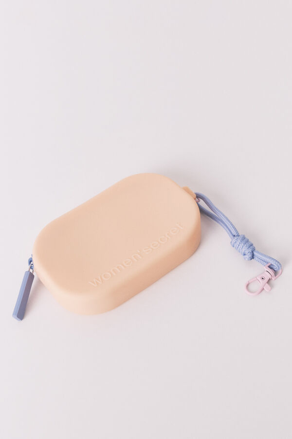 Womensecret Monedero con estampado blanco blanco