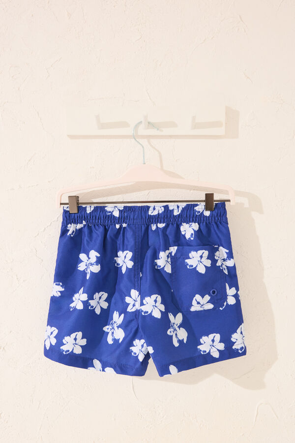 Womensecret Traje de baño para niño con estampado de flores estampado