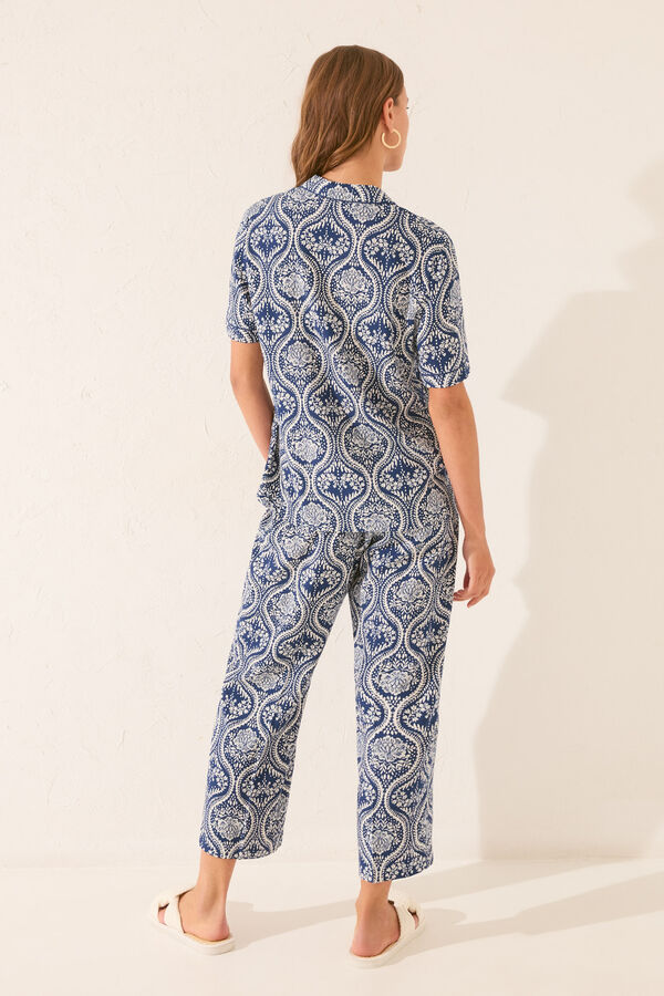Womensecret Pijama camisera con estampado integral Capri estampado