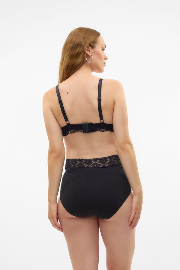 Mamalicious Brasier de encaje premam&aacute; y lactancia negro