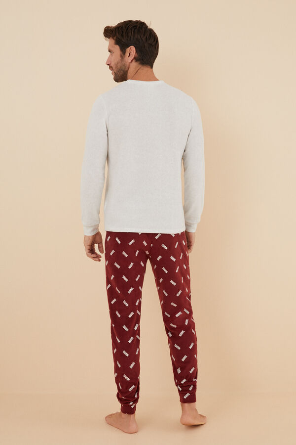 Womensecret Pijama larga hombrepolar Marvel gris