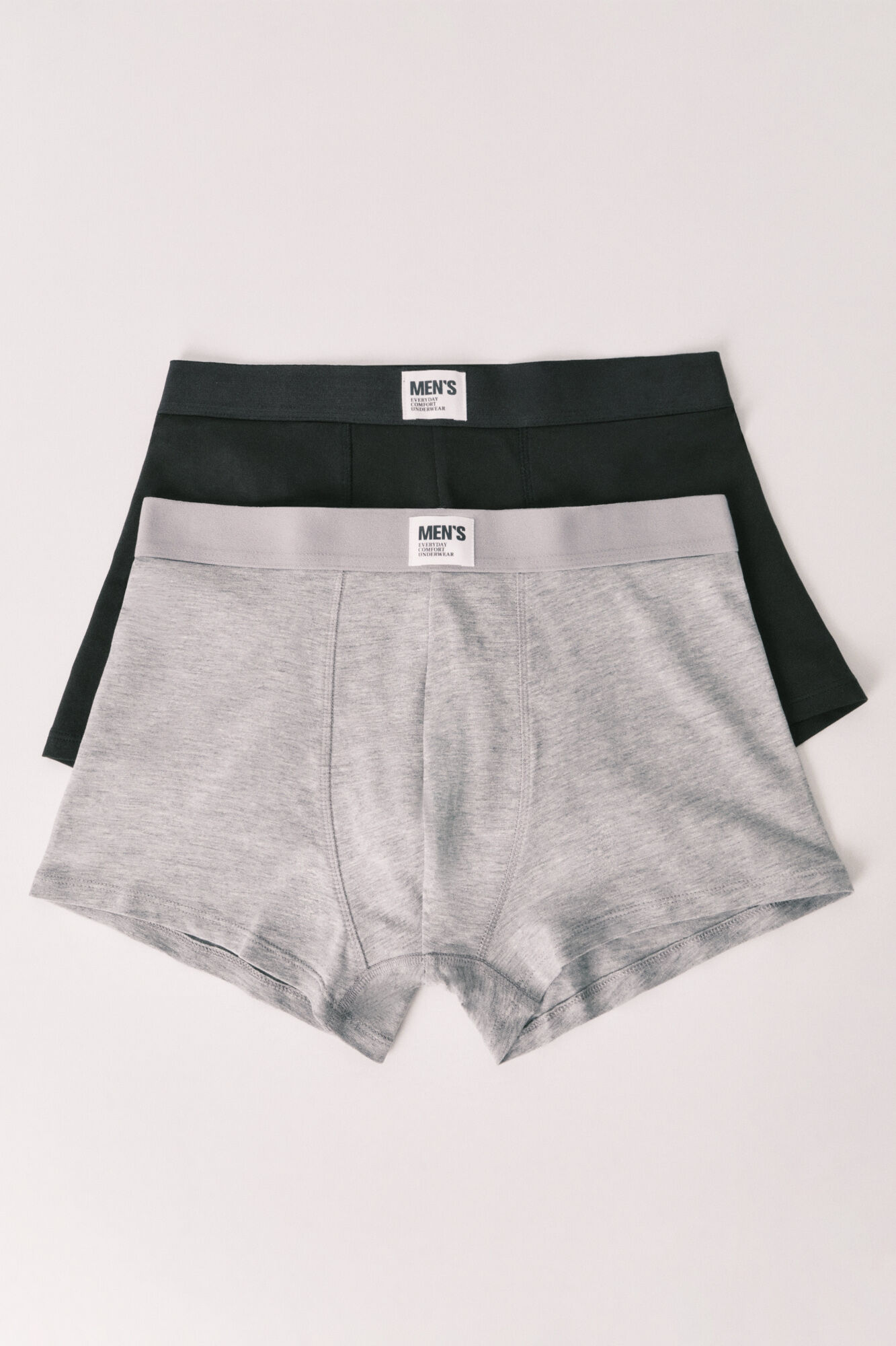 Women'secret Pack 2 calzones b&oacute;xer gris y negro