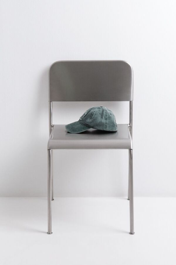 HI&BYE Gorra de algod&oacute;n con el logo de la botella bordado verde