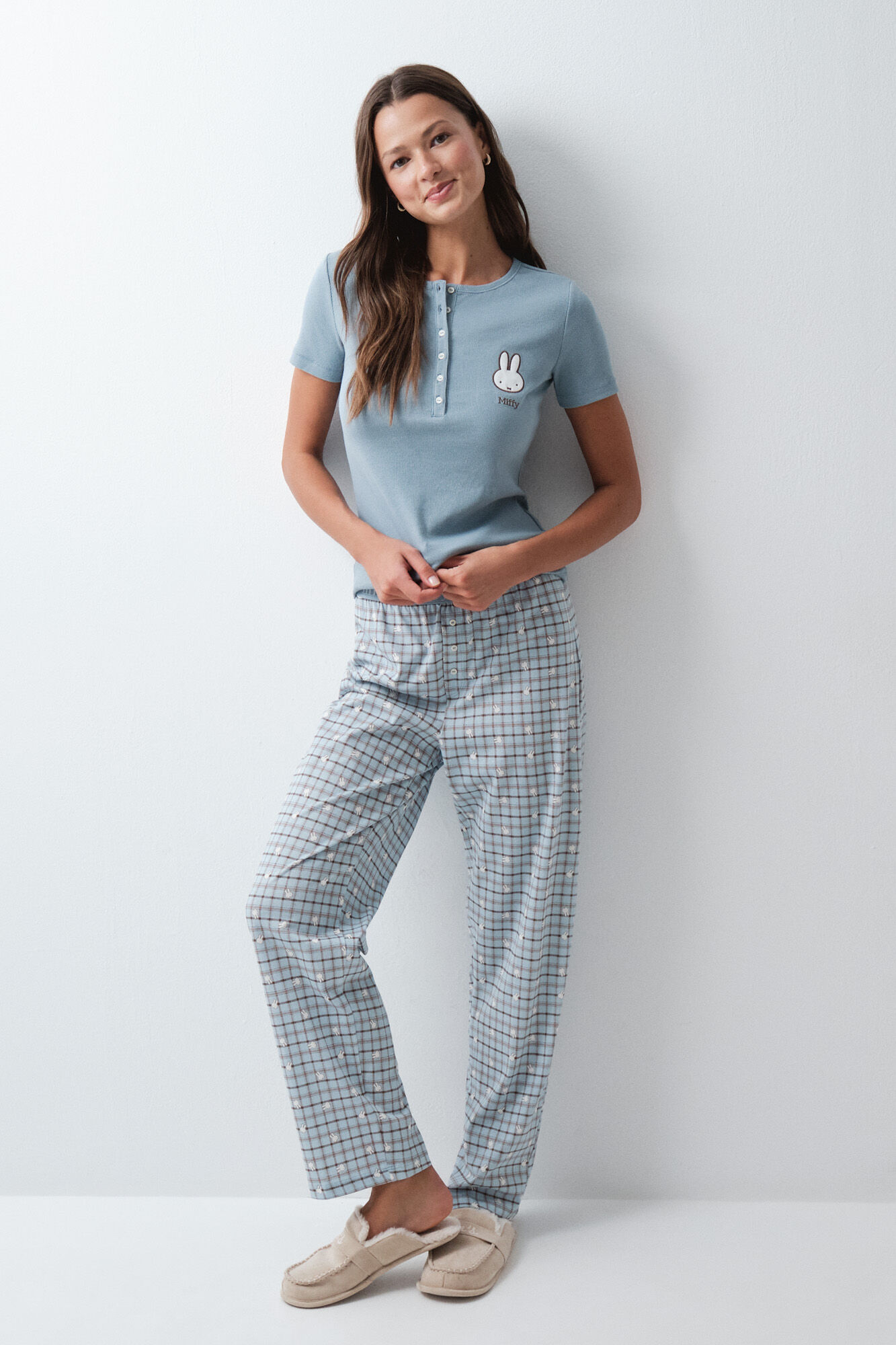 Women'secret Pijama larga manga corta Miffy
