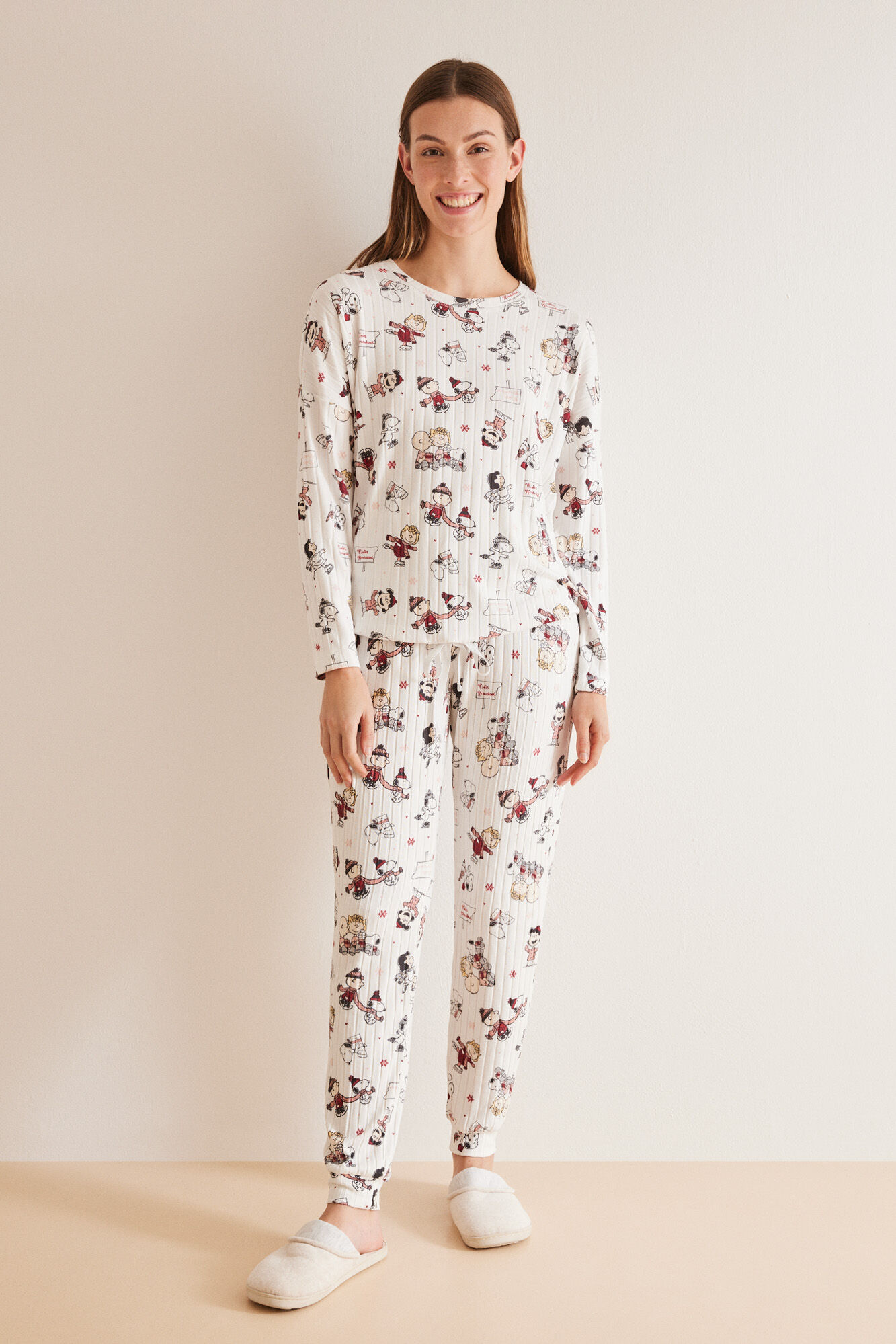 Pijama estampado Snoopy Ropa de dormir y homewear de mujer WomenSecret MX