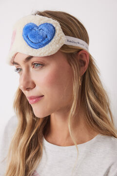 Womensecret Antifaz para dormir borreguito Smiley marfil