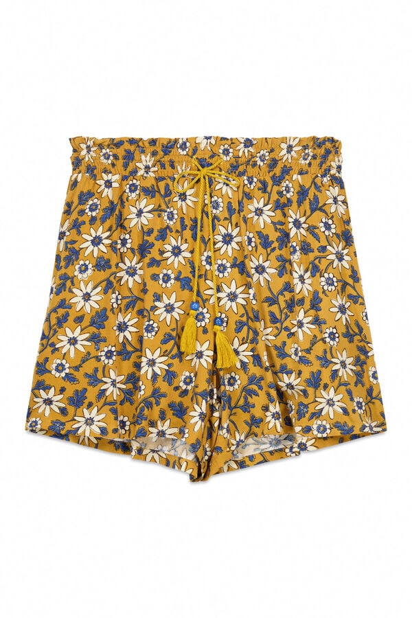 Womensecret Pantalón con estampado floral estampado