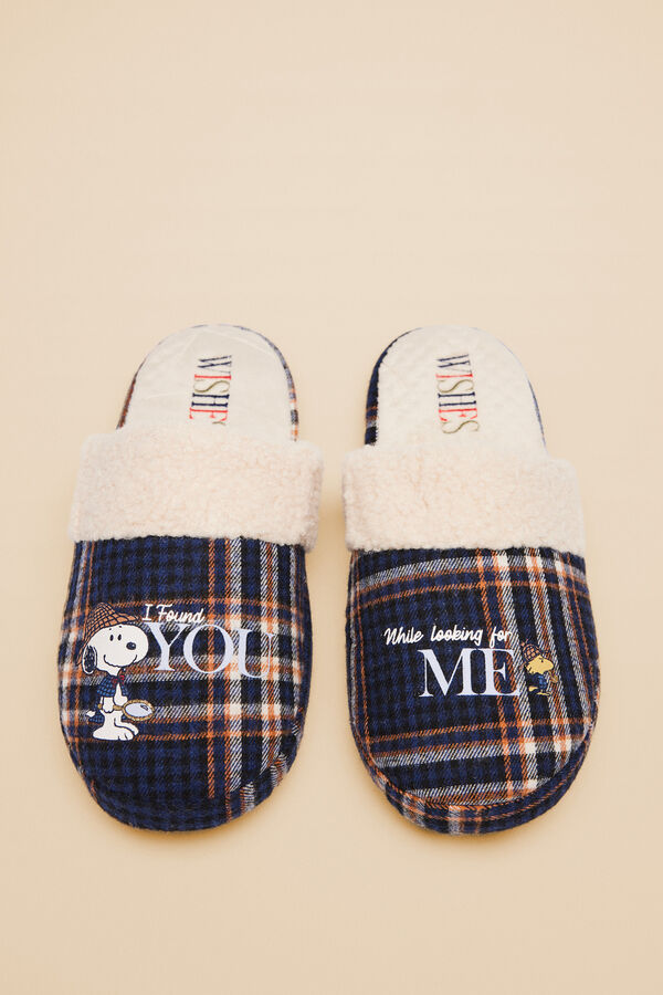 Womensecret Pantuflas casa Snoopy Sherlock kaki