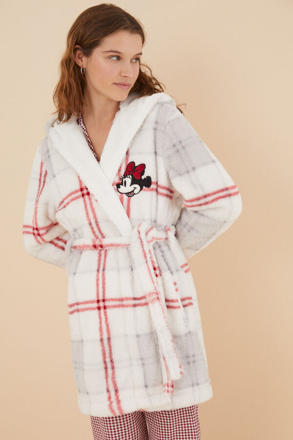 Womensecret Bata capucha Minnie Mouse estampado