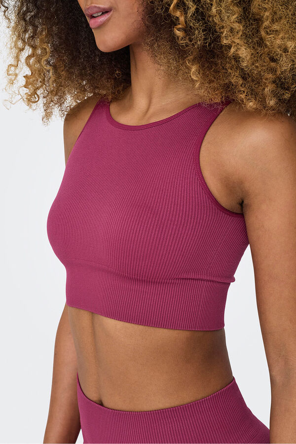 Only Play Brasier deportivo sin costuras morado/lila