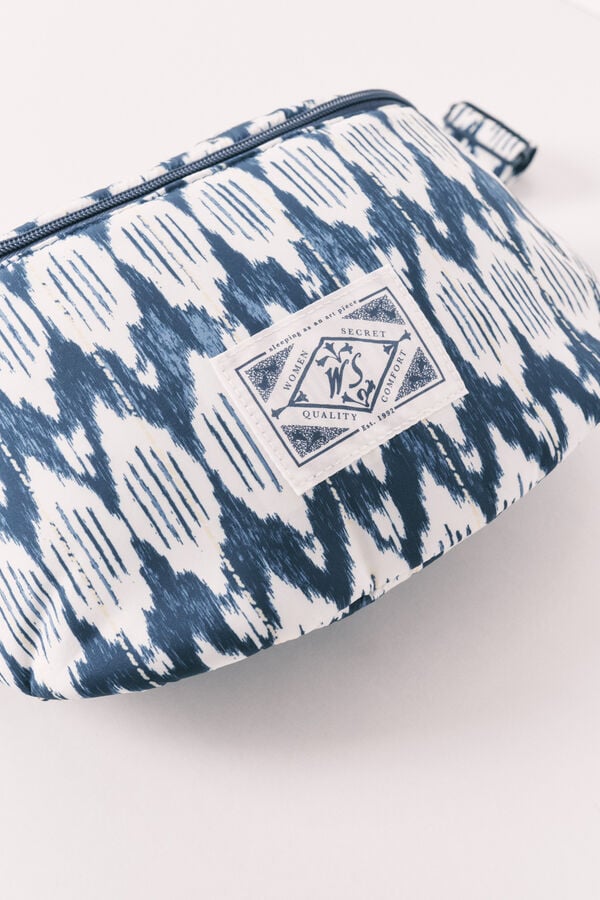 Women'secret Cangurera grande estampado boho azul