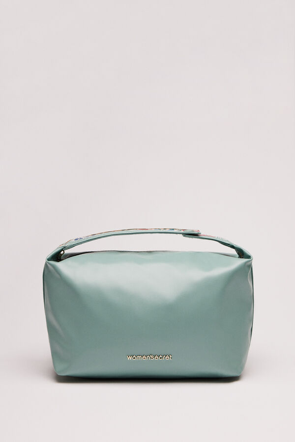 Womensecret Neceser mediano asa estampada Moniquilla verde
