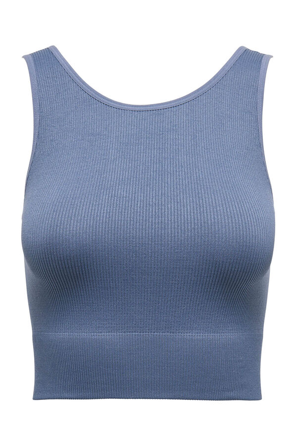 Only Play Brasier deportivo sin costuras con tirantes. azul