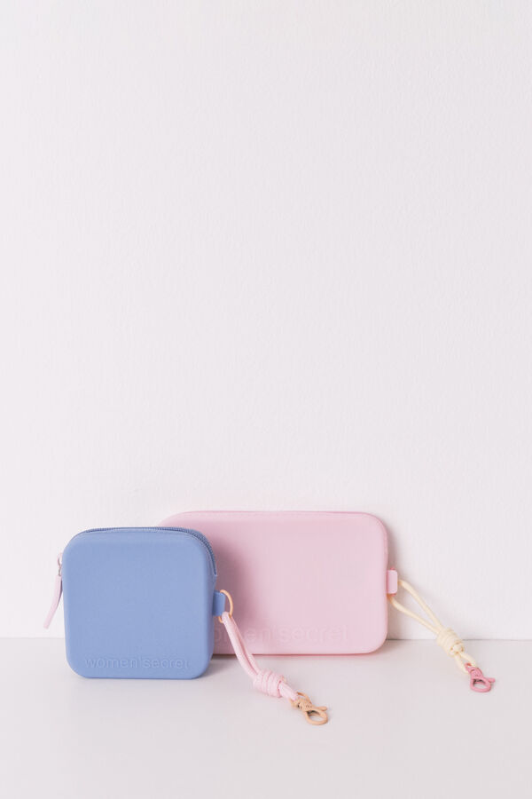 Womensecret Monedero rosa azul azul