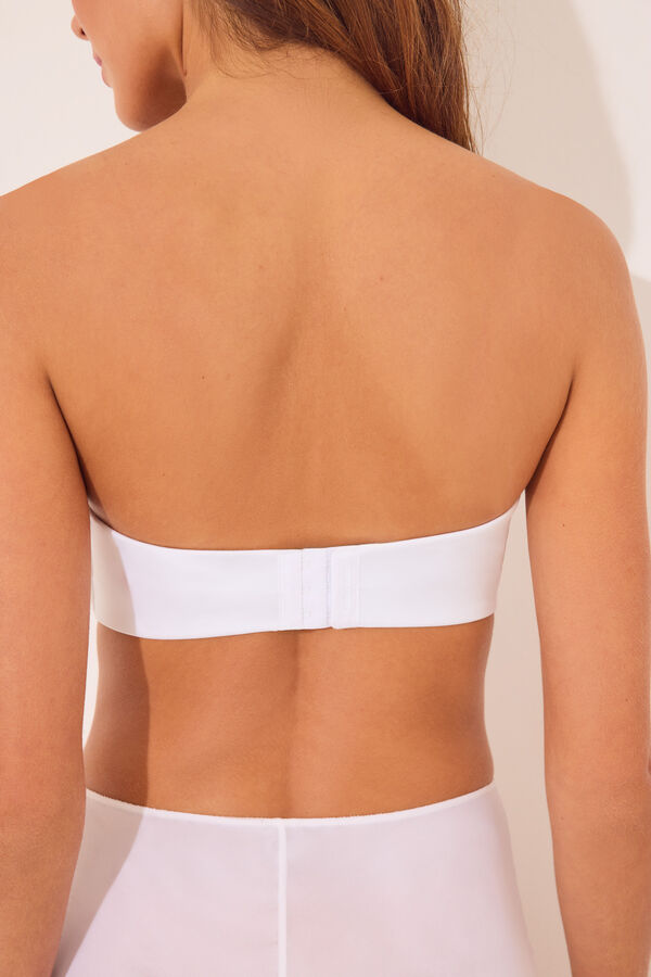 Womensecret Brasier WONDERFUL blanco de corte bajo blanco