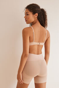 Womensecret Pantalón moldeador alto efecto push up nude