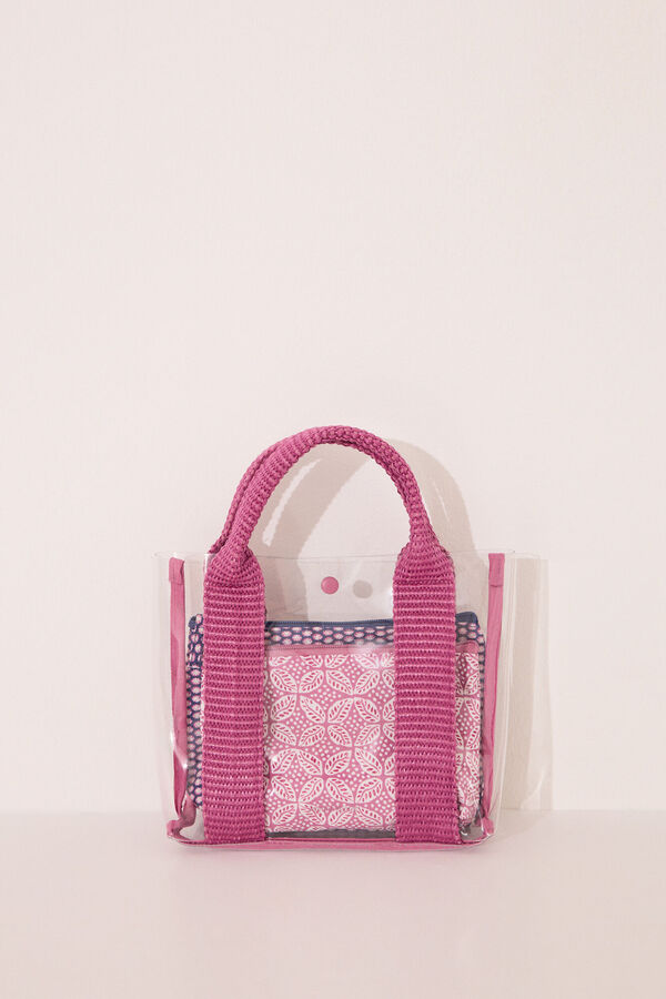 Womensecret Pack de neceseres con estampado multicolor estampado