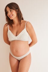 Womensecret Brasier top lactancia 'maternity' algodón gris gris