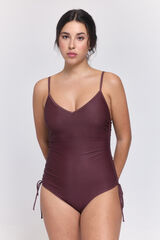 Pieces Traje de ba&ntilde;o ajustable rojo