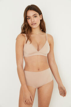 Womensecret NATURAL Brasier triangular microfibra nude