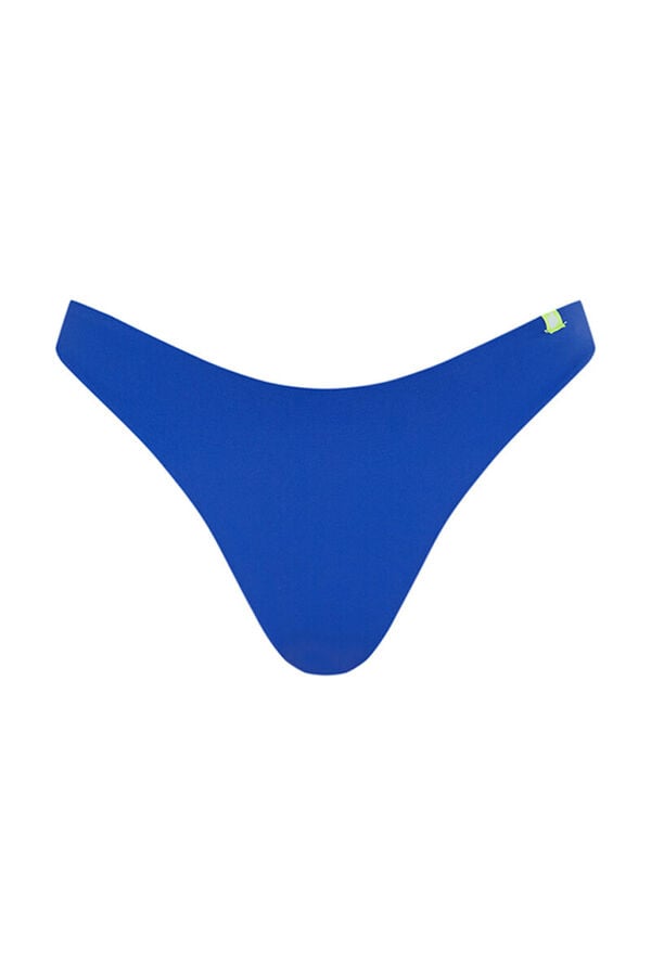 Womensecret Panty de bikini brasileña de color azul azul