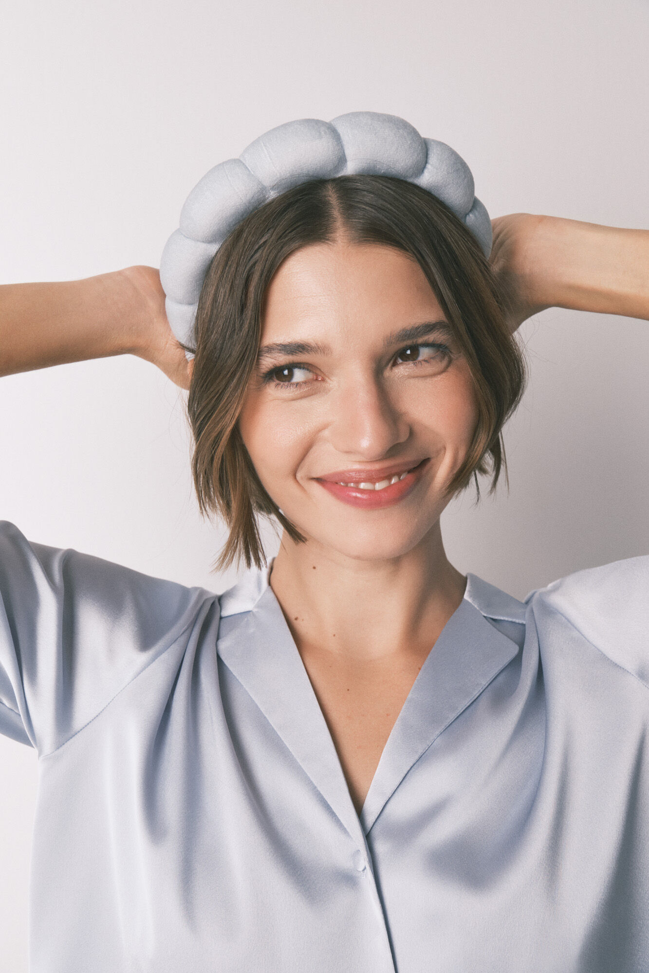 Women'secret Diadema de acolchado azul