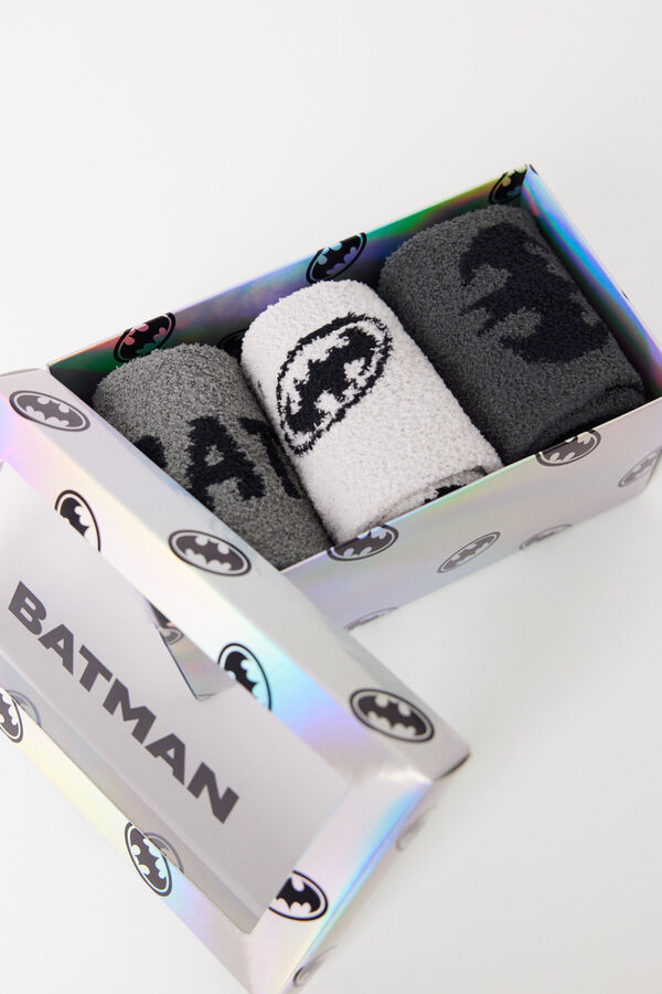 Womensecret Pack 3 calcetines Batman gris