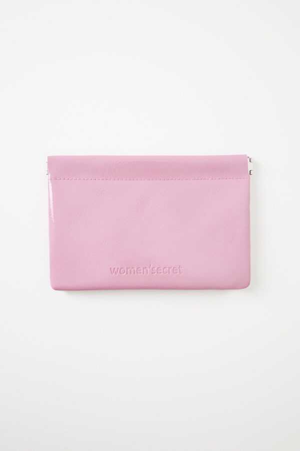 Womensecret Monedero pequeño charol rosa rosa