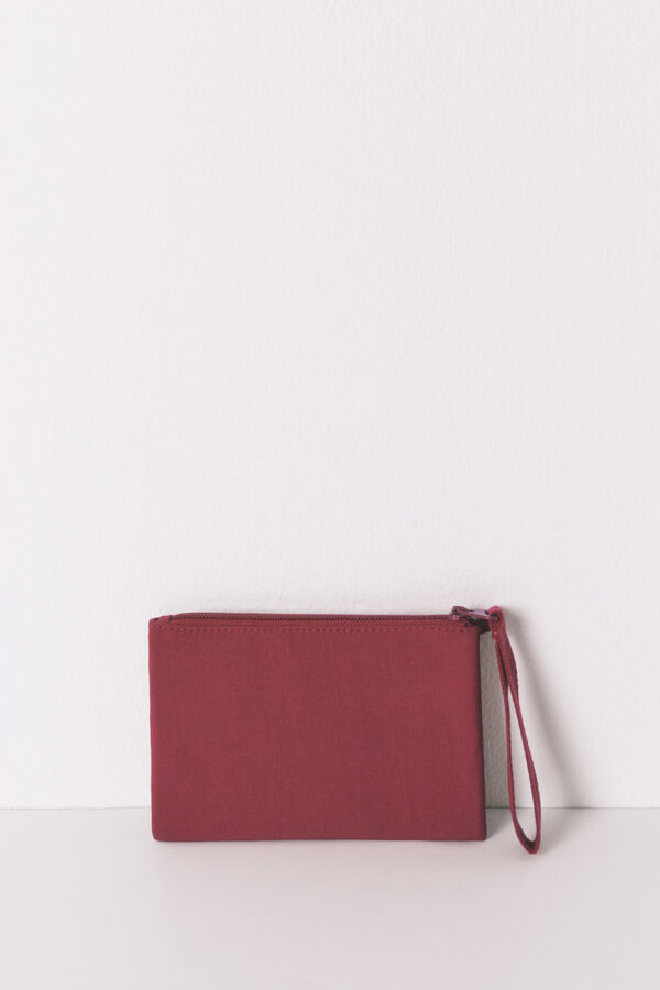Womensecret Mini monedero rojo de nailon rojo