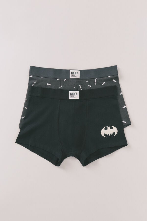 Women'secret Pack de 2 boxer grises de Batman gris