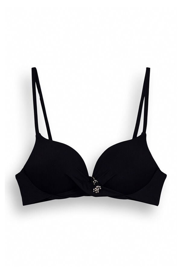 Womensecret Top bikini super-push up negro negro