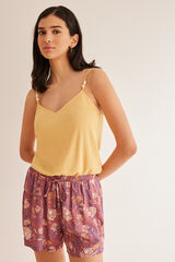 Womensecret Pantalón corto bambula estampado paisley estampado