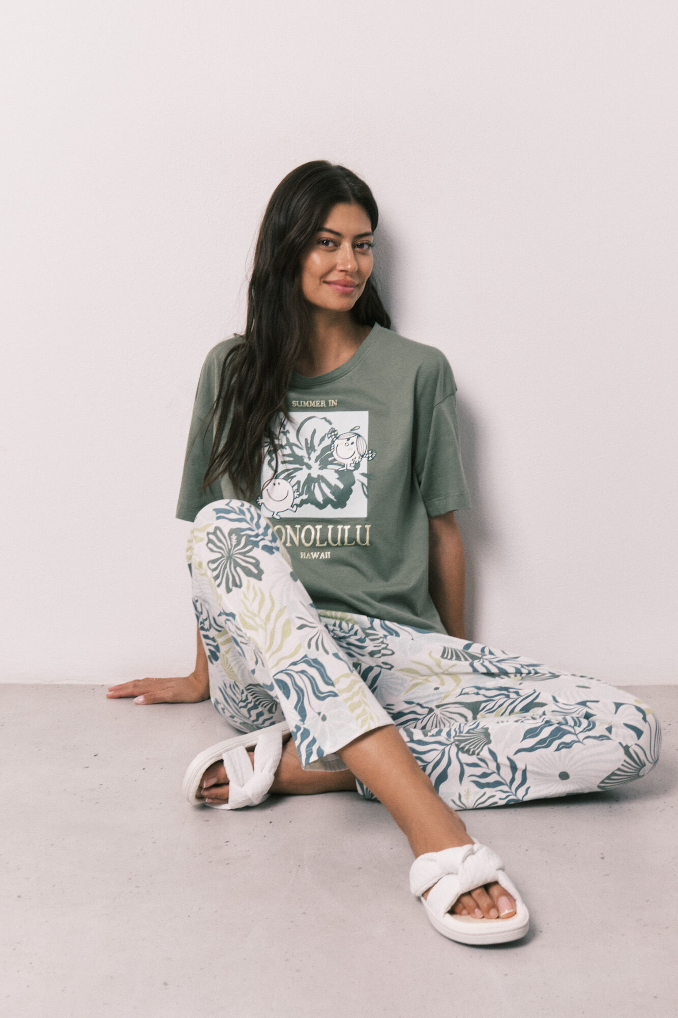 Women'secret Pijama larga de manga corta Little Miss&trade;