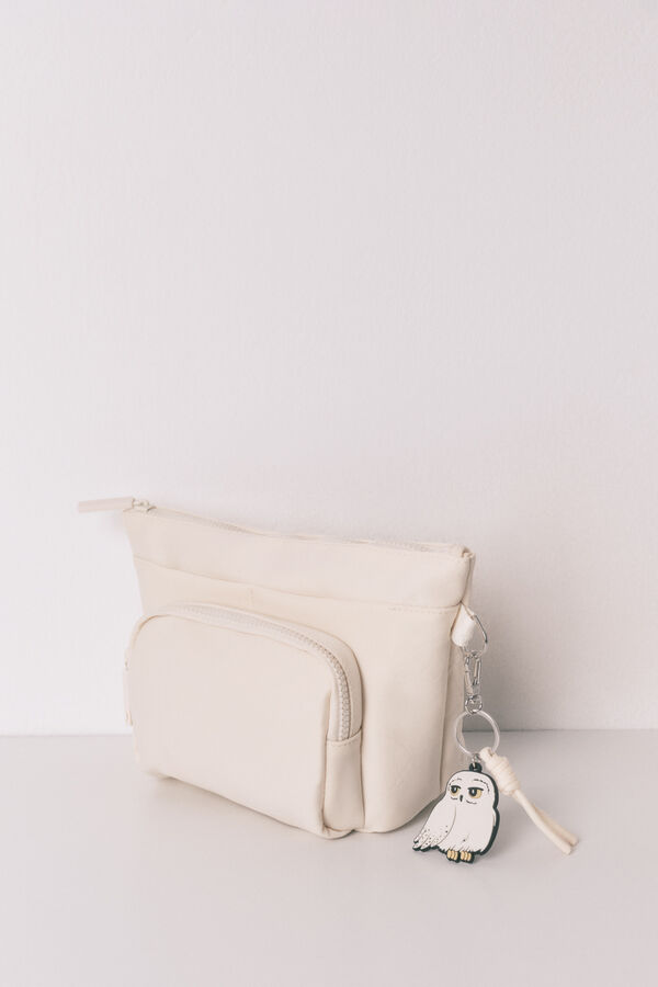 Women'secret Neceser mediano de neopreno con estampado de Harry Potter en color blanco marfil