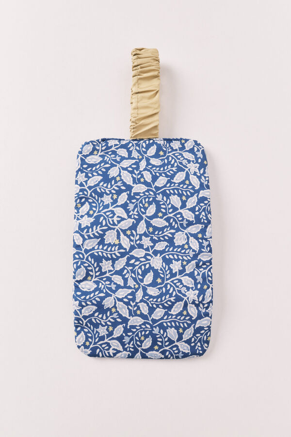 Women'secret Joyero enrollable estampado de flores azul estampado