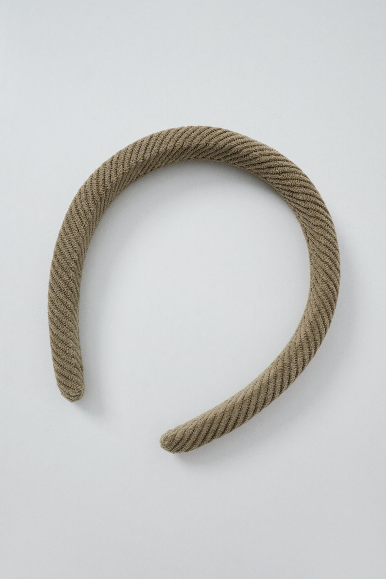 Women'secret Diadema acolchada de pana verde