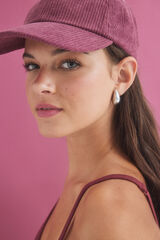 Womensecret Gorra pana granate logo púrpura