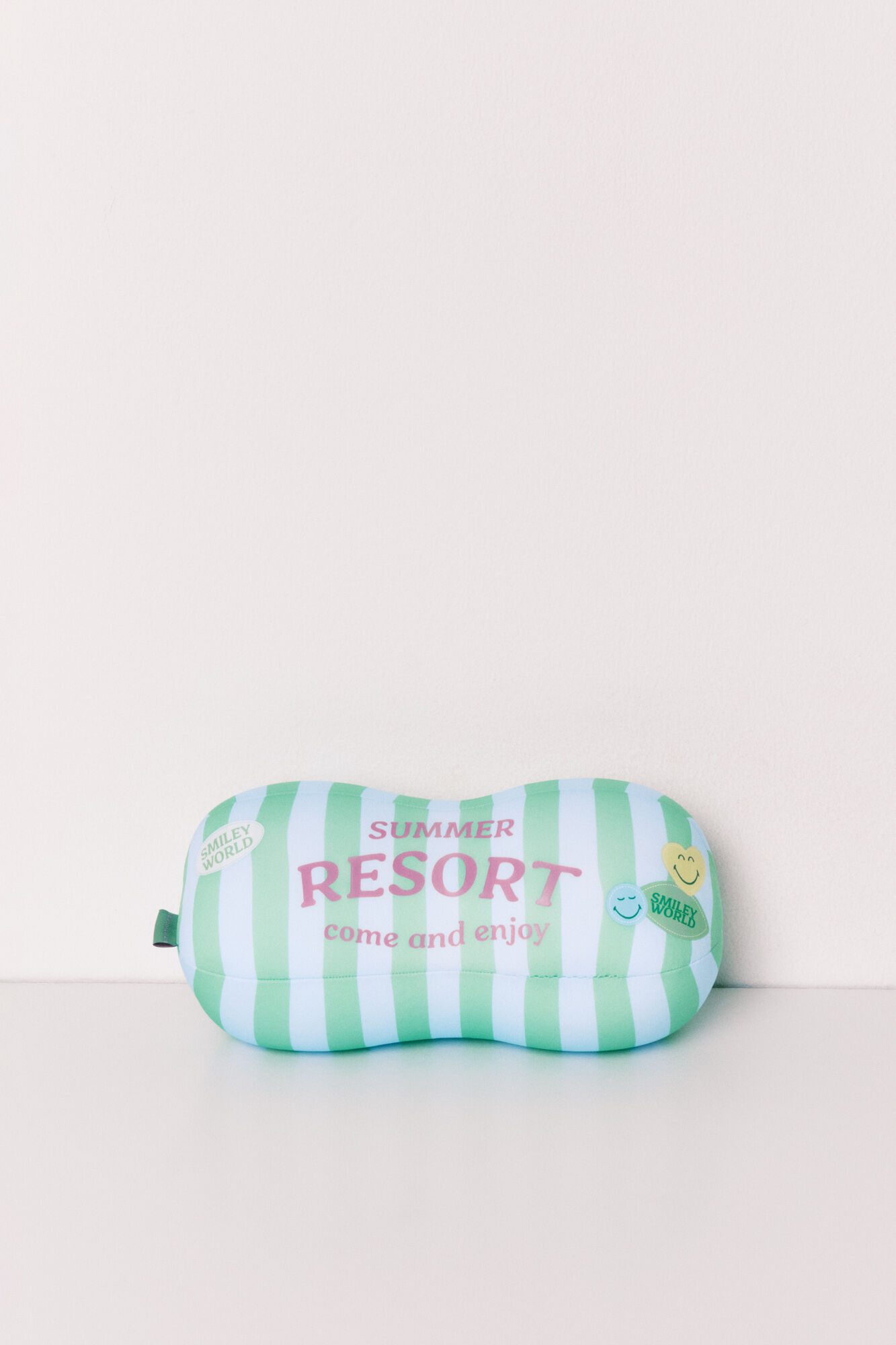 Women'secret Almohada verde de rayas SmileyWorld&reg;