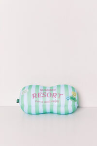 Women'secret Almohada verde de rayas SmileyWorld&reg;