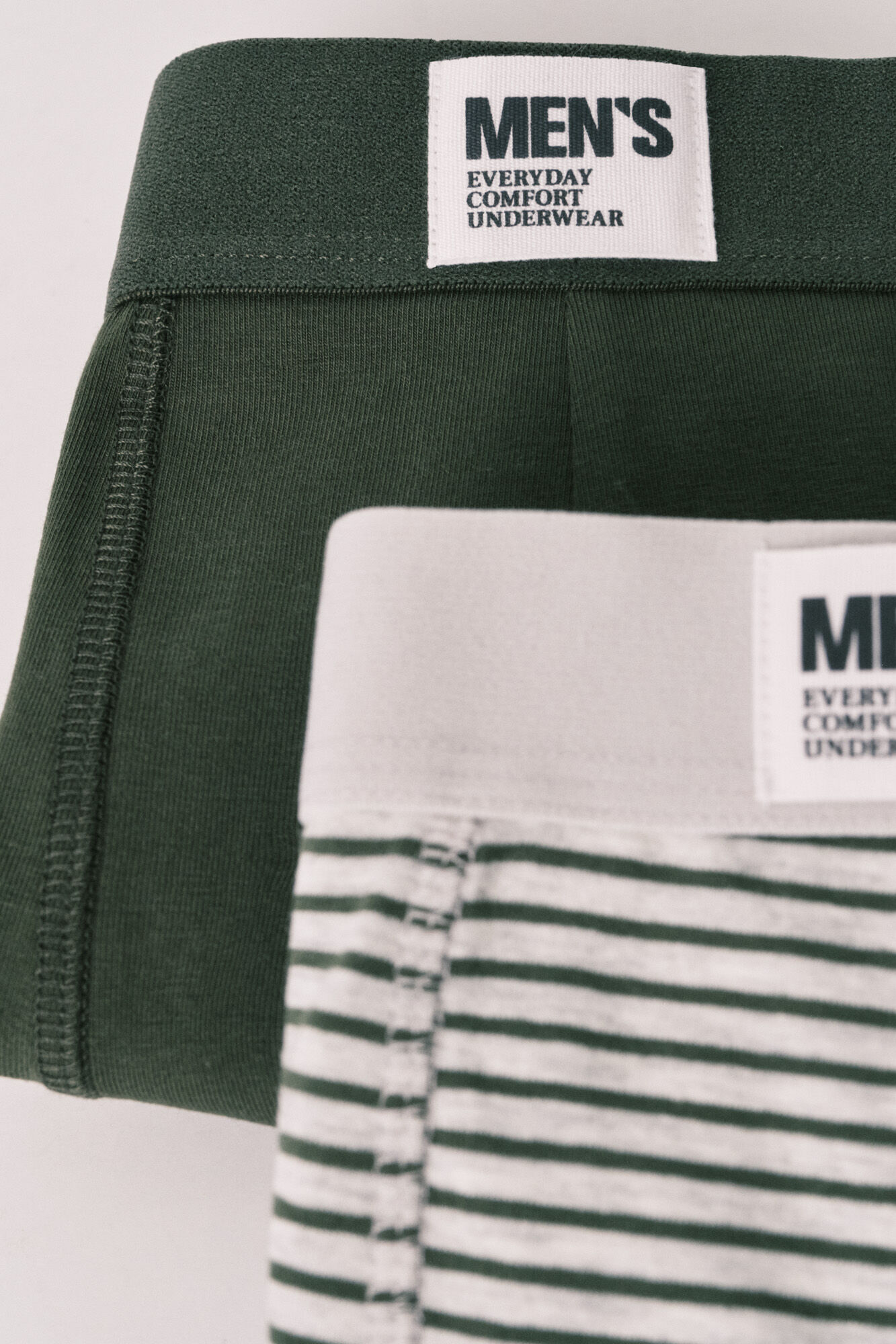 Women'secret Pack 2 calzones b&oacute;xer verde y rayas